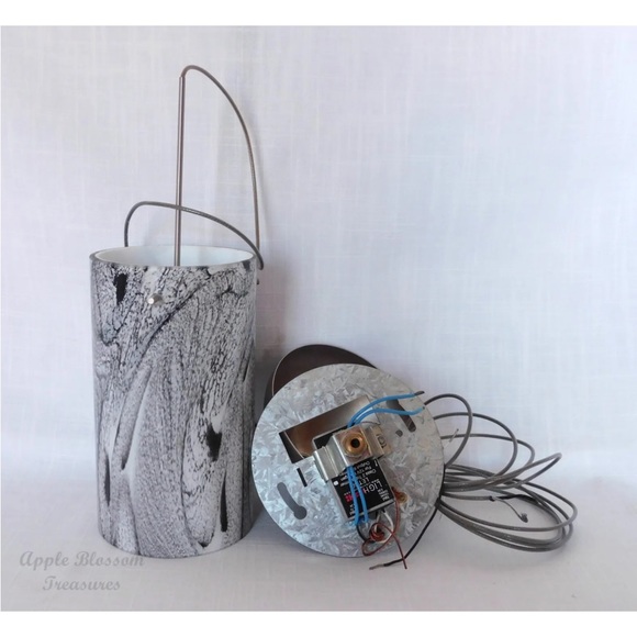 Besa Lighting 1XC-4404MG-SN Stilo 7 LV Mini Pendant-Marble Grigio-Satin Nickel - Picture 4 of 14